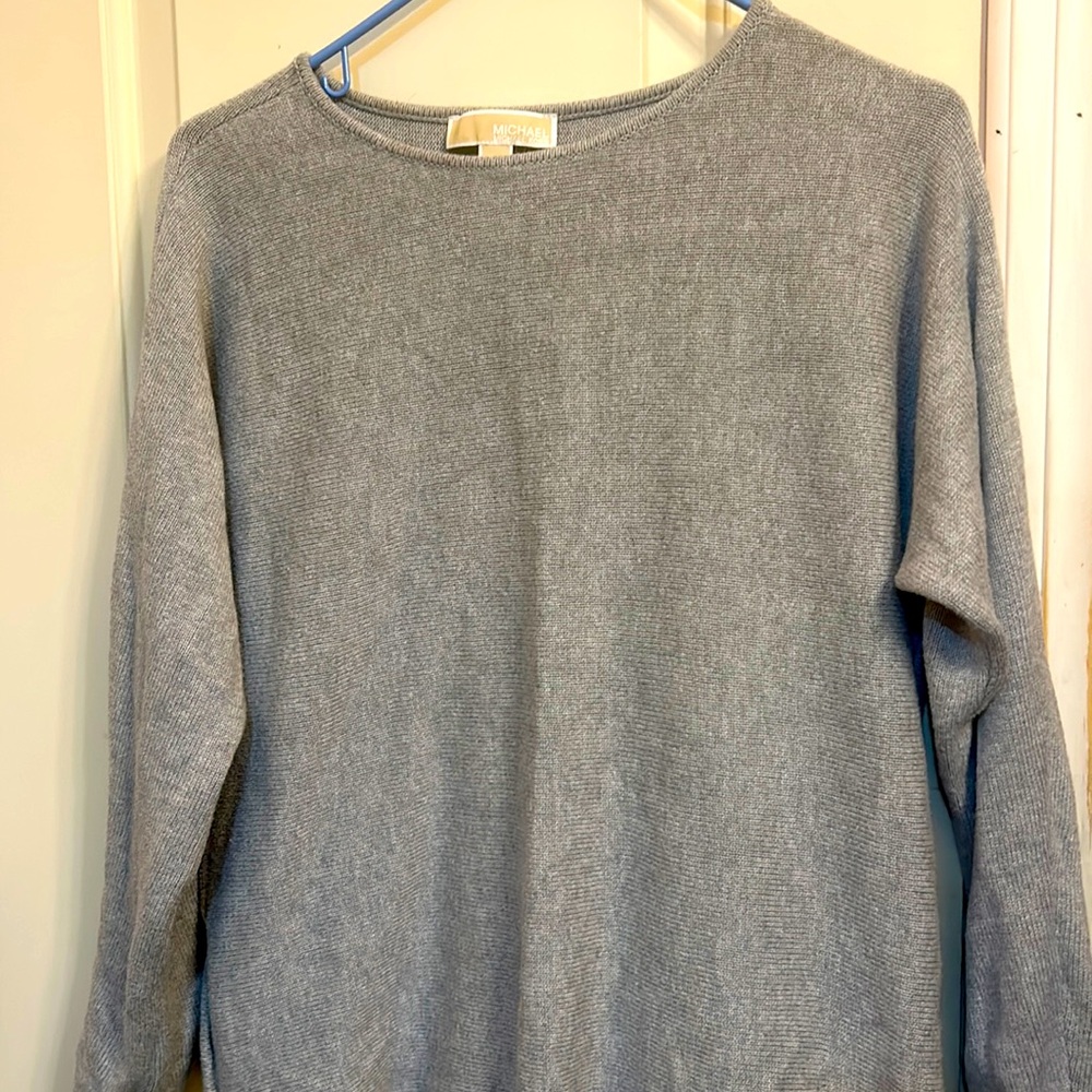 Women’s size large grey Michael Kors sweater.